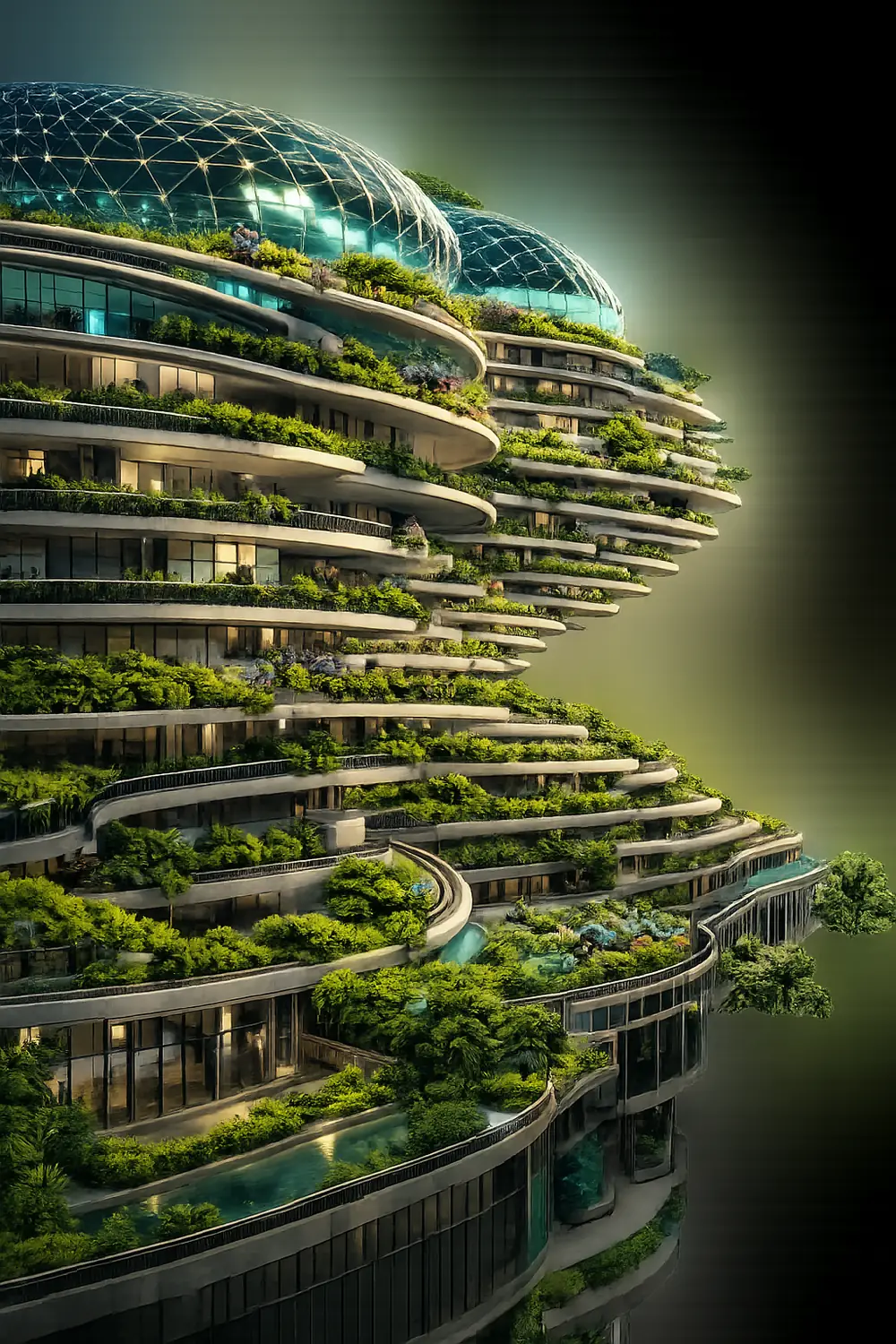 Terraced living, a garden on every floor